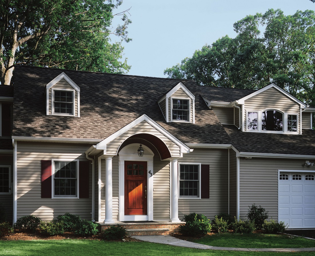 A home with a new roof.