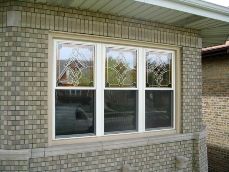 Windows on a home's exterior.